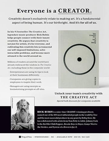 The Creative Act A Way of Being