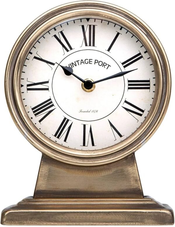 NIKKY HOME Vintage Gold Table Clock